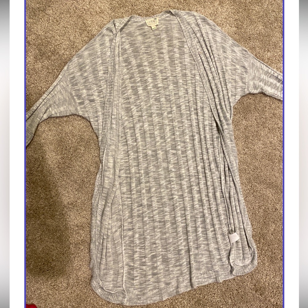 LA heart cardigan